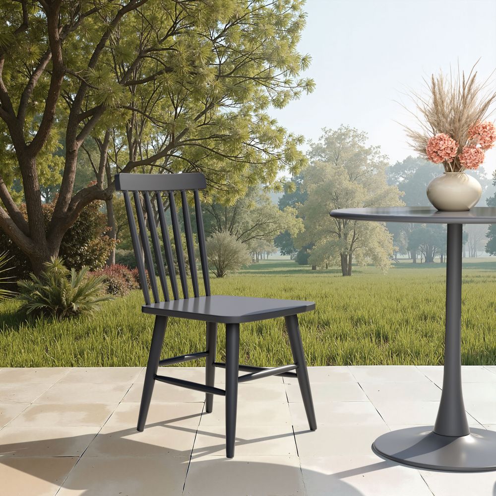 Zuo Modern Zeilen Aluminum Outdoor Dining Chair 2PC