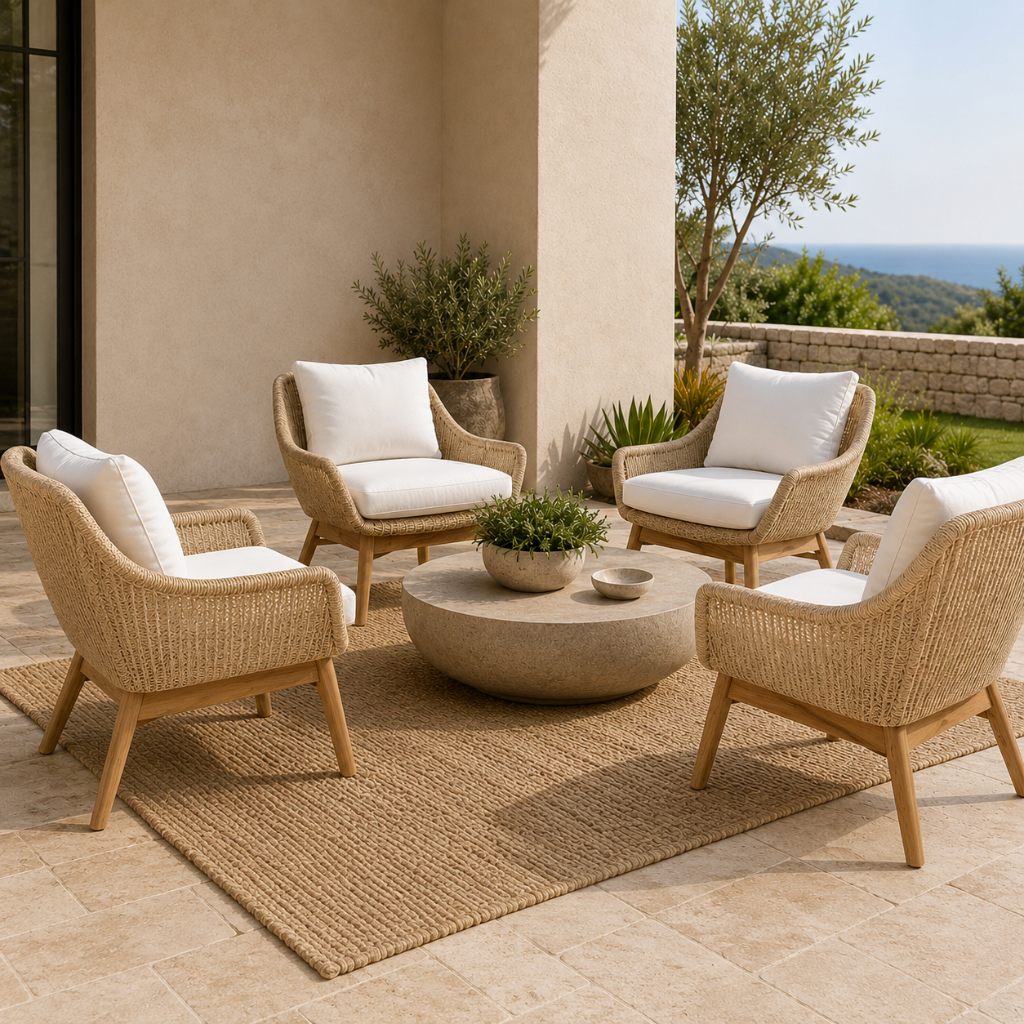 Stream Outdoor Accent Chair - view 3