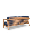 Aalto Teak Patio Deep Sofa Set with Sunbrella 4PC - LOOMLAN - HiTeak - Outdoor Sofas & Loveseats