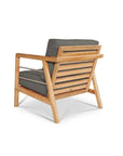 Aalto Teak Patio Deep Sofa Set with Sunbrella 4PC - LOOMLAN - HiTeak - Outdoor Sofas & Loveseats