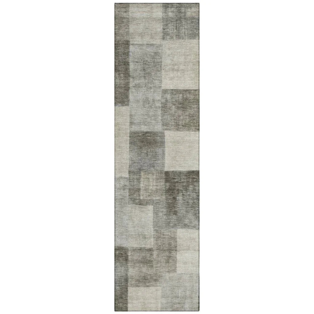 Aari Brown Washable Indoor - Outdoor Rug - LOOMLAN - LOOMLAN Rugs - Outdoor Rugs