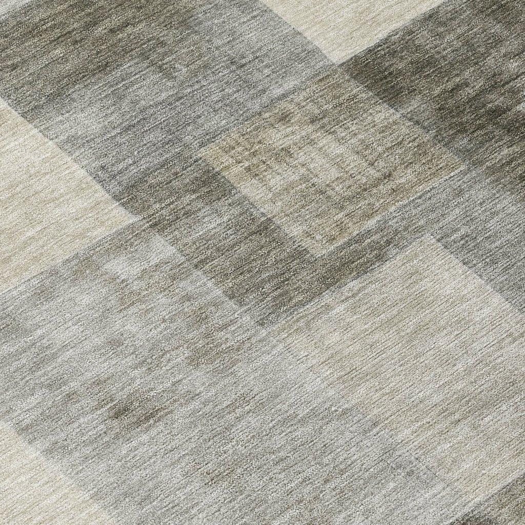 Aari Brown Washable Indoor - Outdoor Rug - LOOMLAN - LOOMLAN Rugs - Outdoor Rugs