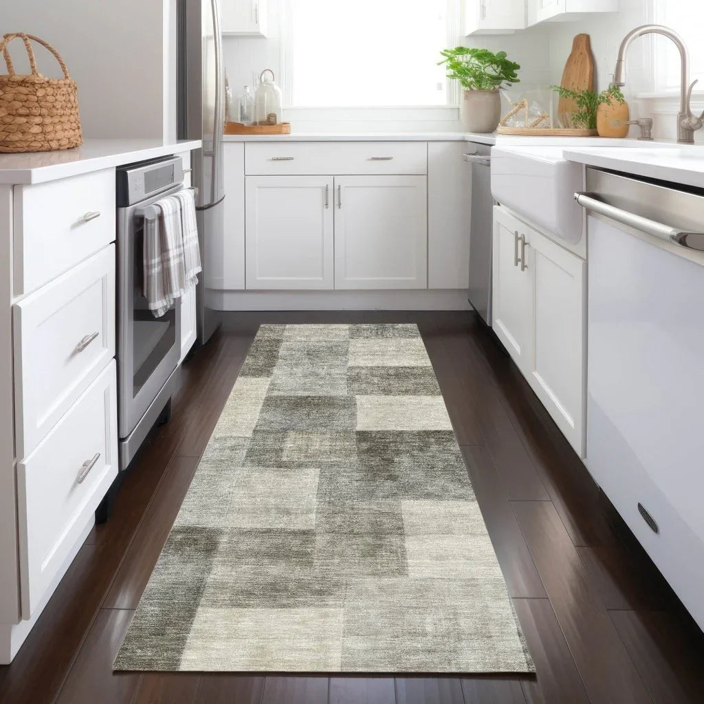 Aari Brown Washable Indoor - Outdoor Rug - LOOMLAN - LOOMLAN Rugs - Outdoor Rugs