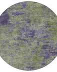 Acacina Green Washable Indoor - Outdoor Rug - LOOMLAN - LOOMLAN Rugs - Outdoor Rugs