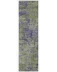Acacina Green Washable Indoor - Outdoor Rug - LOOMLAN - LOOMLAN Rugs - Outdoor Rugs