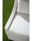 Adele Outdoor Slipcover Dining Chair Blanca Teak Wood - LOOMLAN - Essentials For Living - Outdoor Dining Chairs