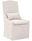 Adele Outdoor Slipcover Dining Chair Blanca Teak Wood - LOOMLAN - Essentials For Living - Outdoor Dining Chairs