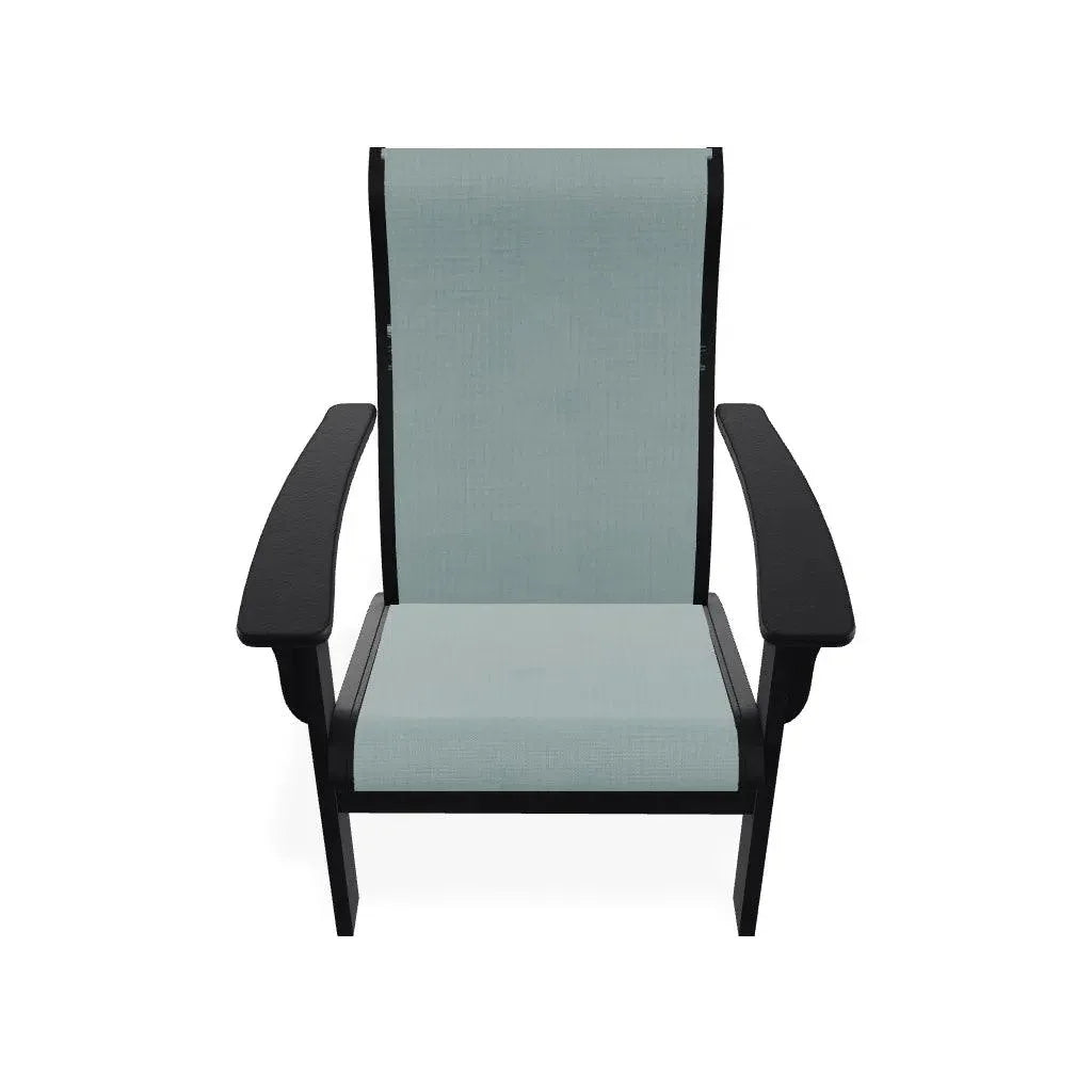Adirondack Marine Grade Polymer Durable Sling Arm Chair - LOOMLAN - Telescope - Outdoor Accent Chairs