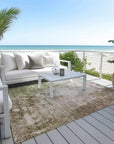 Adiva Brown Washable Indoor - Outdoor Rug - LOOMLAN - LOOMLAN Rugs - Outdoor Rugs