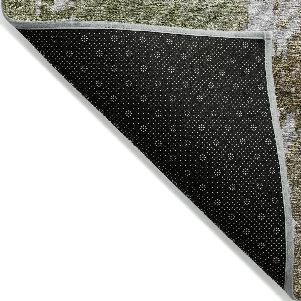 Adiva Brown Washable Indoor - Outdoor Rug - LOOMLAN - LOOMLAN Rugs - Outdoor Rugs