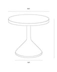 Adonis End Table Concrete Suitable For Outdoors - LOOMLAN - SUNPAN - Outdoor Side Tables