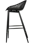 Piazza Black Outdoor Counter Stool -- view 2