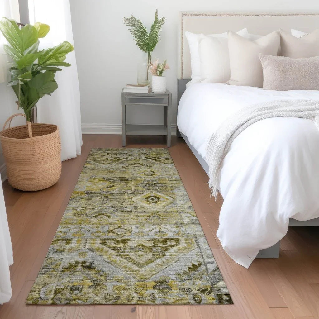 Aelain Gray Washable Indoor - Outdoor Rug - LOOMLAN - LOOMLAN Rugs - Outdoor Rugs