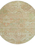 Aelain Orange Washable Indoor - Outdoor Rug - LOOMLAN - LOOMLAN Rugs - Outdoor Rugs