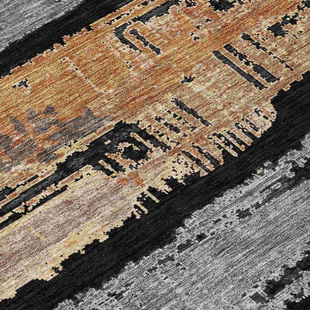 Aelaris Black Washable Indoor - Outdoor Rug - LOOMLAN - LOOMLAN Rugs - Outdoor Rugs