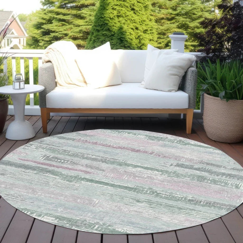 Aelaris Blue Washable Indoor - Outdoor Rug - LOOMLAN - LOOMLAN Rugs - Outdoor Rugs