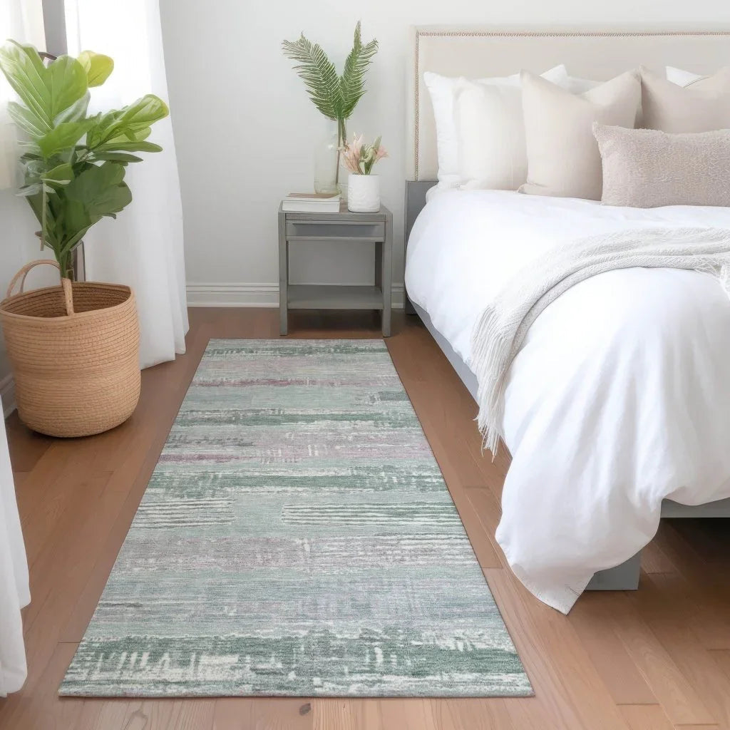 Aelaris Blue Washable Indoor - Outdoor Rug - LOOMLAN - LOOMLAN Rugs - Outdoor Rugs