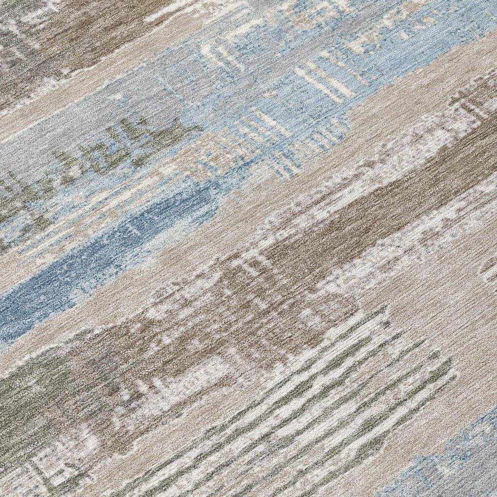 Aelaris Brown Washable Indoor - Outdoor Rug - LOOMLAN - LOOMLAN Rugs - Outdoor Rugs