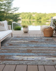 Aelaris Chocolate Washable Indoor - Outdoor Rug - LOOMLAN - LOOMLAN Rugs - Outdoor Rugs
