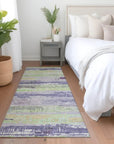 Aelaris Purple Washable Indoor - Outdoor Rug - LOOMLAN - LOOMLAN Rugs - Outdoor Rugs