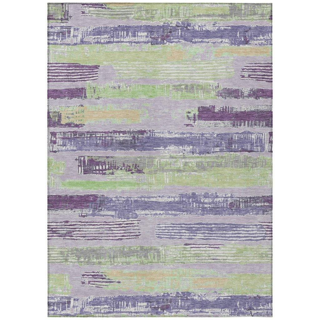 Aelaris Purple Washable Indoor - Outdoor Rug - LOOMLAN - LOOMLAN Rugs - Outdoor Rugs