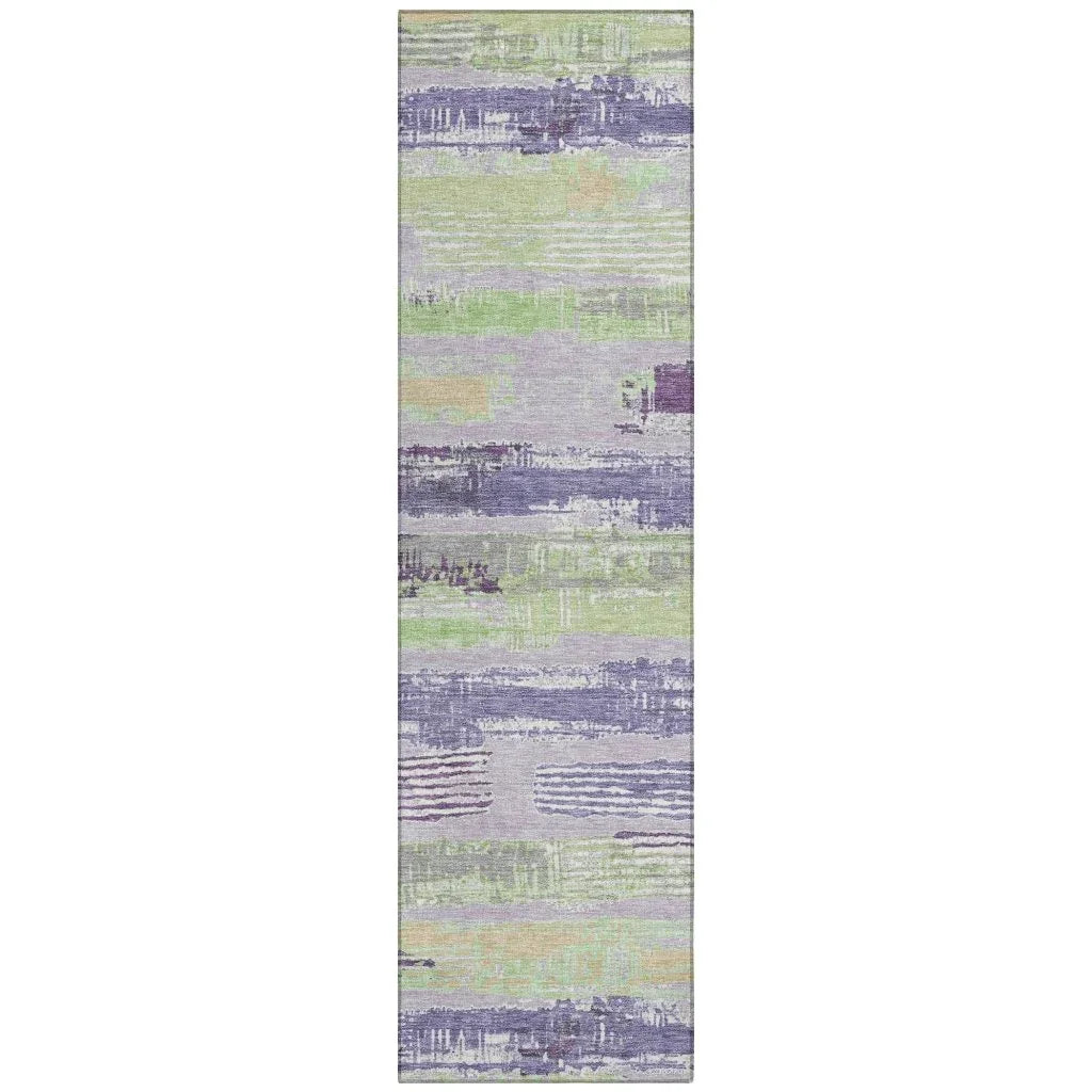 Aelaris Purple Washable Indoor - Outdoor Rug - LOOMLAN - LOOMLAN Rugs - Outdoor Rugs