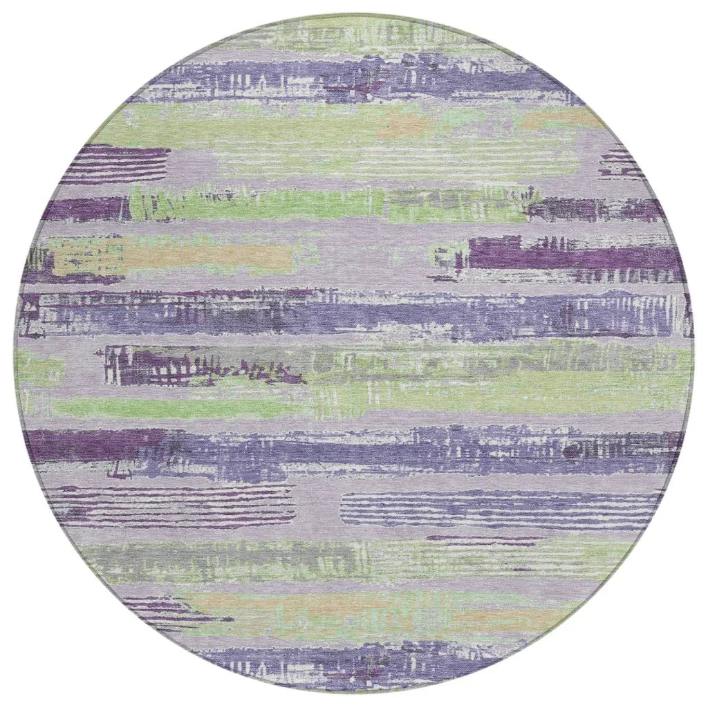 Aelaris Purple Washable Indoor - Outdoor Rug - LOOMLAN - LOOMLAN Rugs - Outdoor Rugs