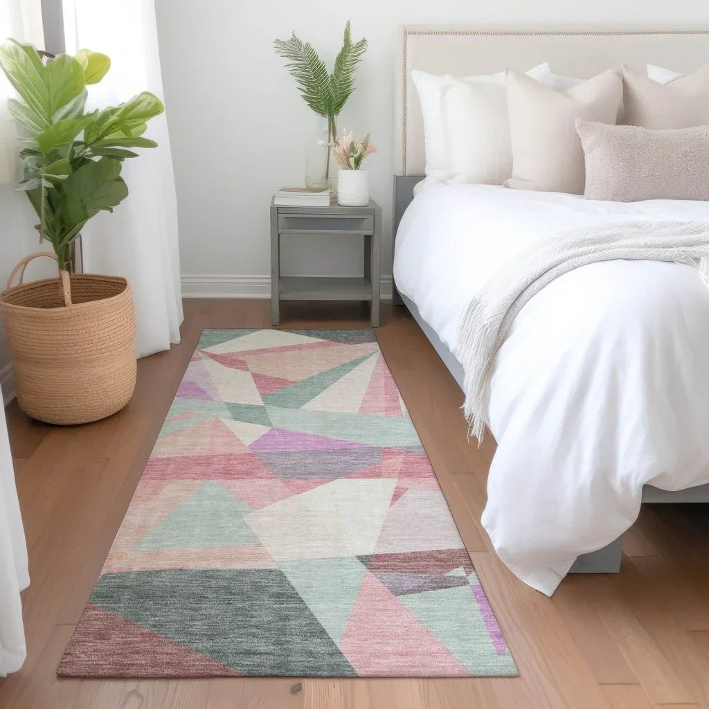 Aelas Blue Washable Indoor - Outdoor Rug - LOOMLAN - LOOMLAN Rugs - Outdoor Rugs