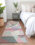 Aelas Blue Washable Indoor - Outdoor Rug - LOOMLAN - LOOMLAN Rugs - Outdoor Rugs
