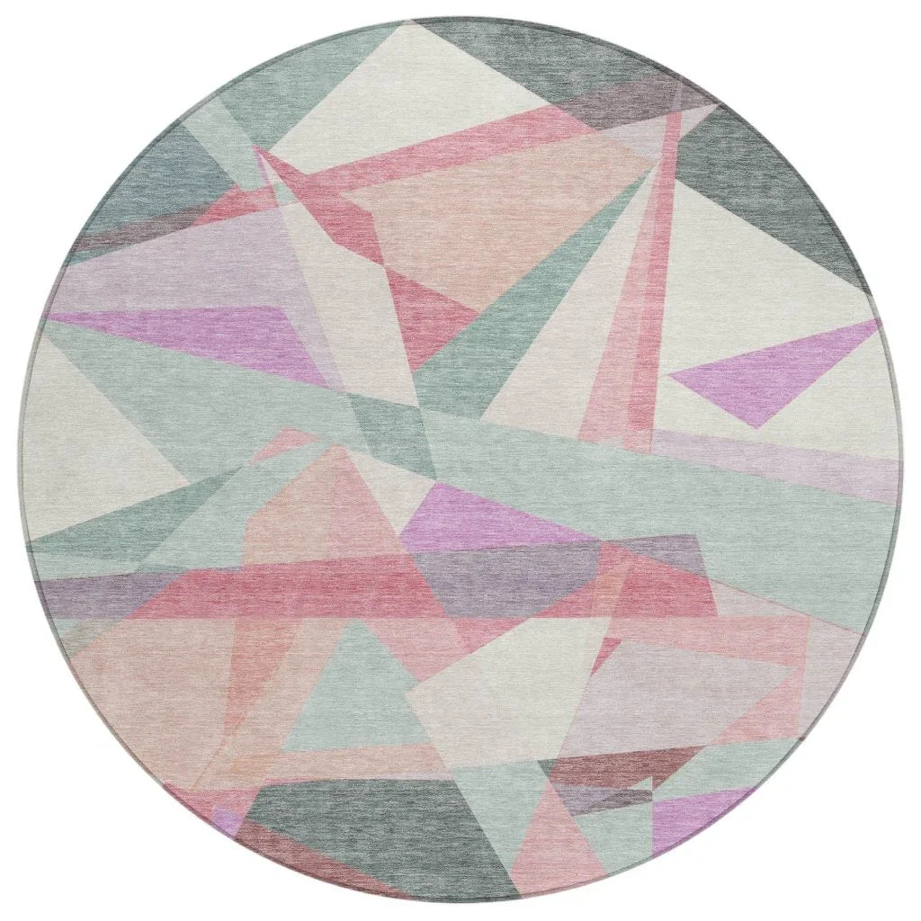 Aelas Blue Washable Indoor - Outdoor Rug - LOOMLAN - LOOMLAN Rugs - Outdoor Rugs