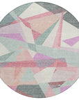 Aelas Blue Washable Indoor - Outdoor Rug - LOOMLAN - LOOMLAN Rugs - Outdoor Rugs