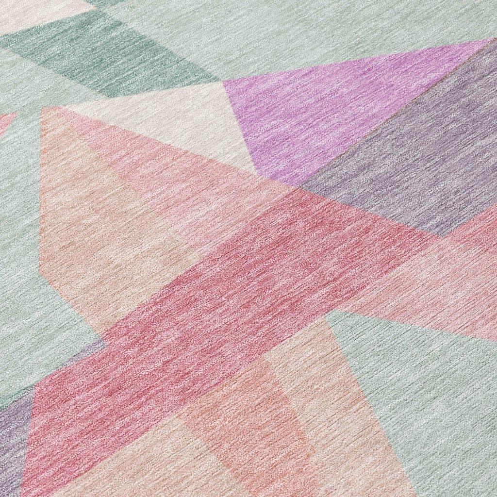 Aelas Blue Washable Indoor - Outdoor Rug - LOOMLAN - LOOMLAN Rugs - Outdoor Rugs