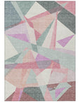 Aelas Blue Washable Indoor - Outdoor Rug - LOOMLAN - LOOMLAN Rugs - Outdoor Rugs