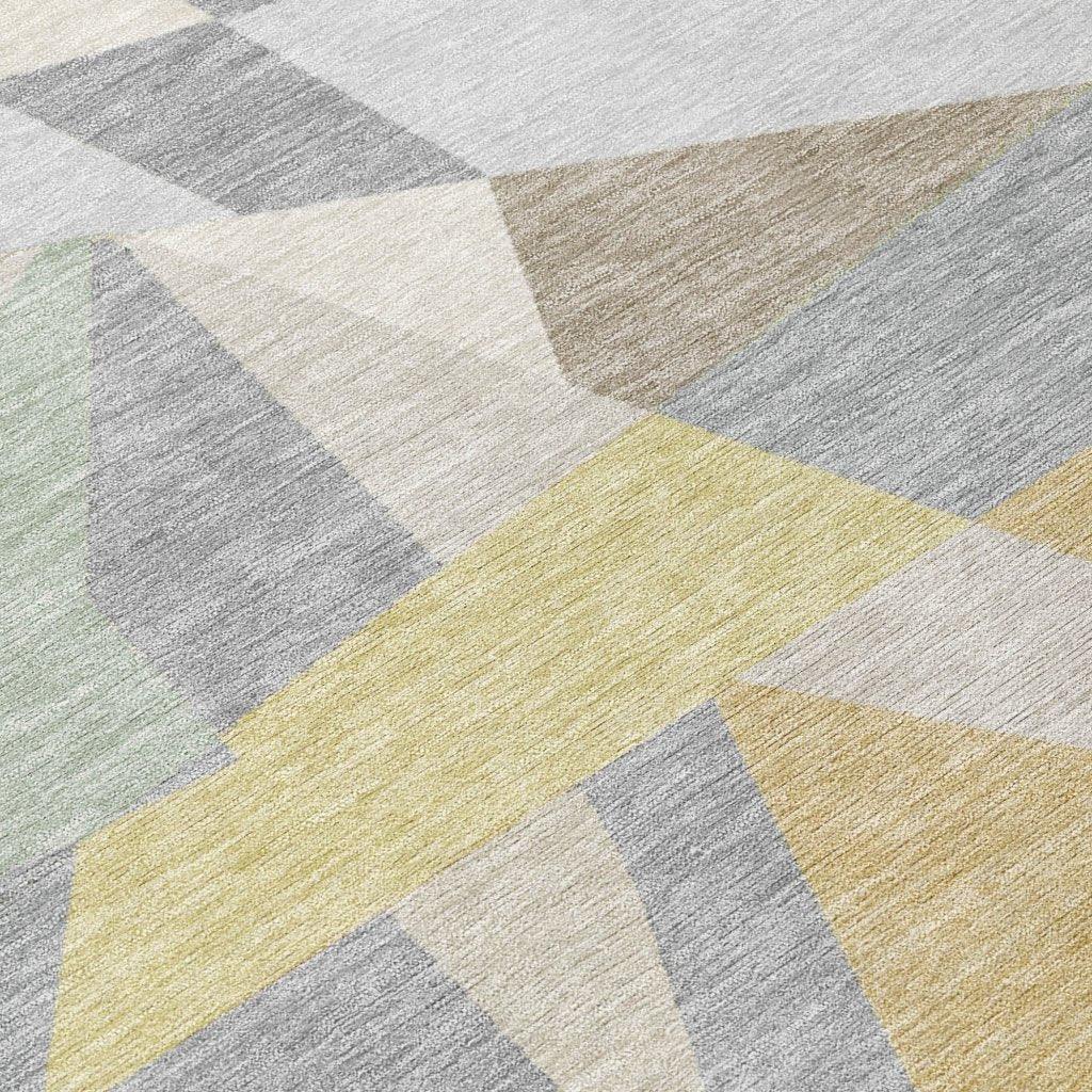 Aelas Gray Washable Indoor - Outdoor Rug - LOOMLAN - LOOMLAN Rugs - Outdoor Rugs