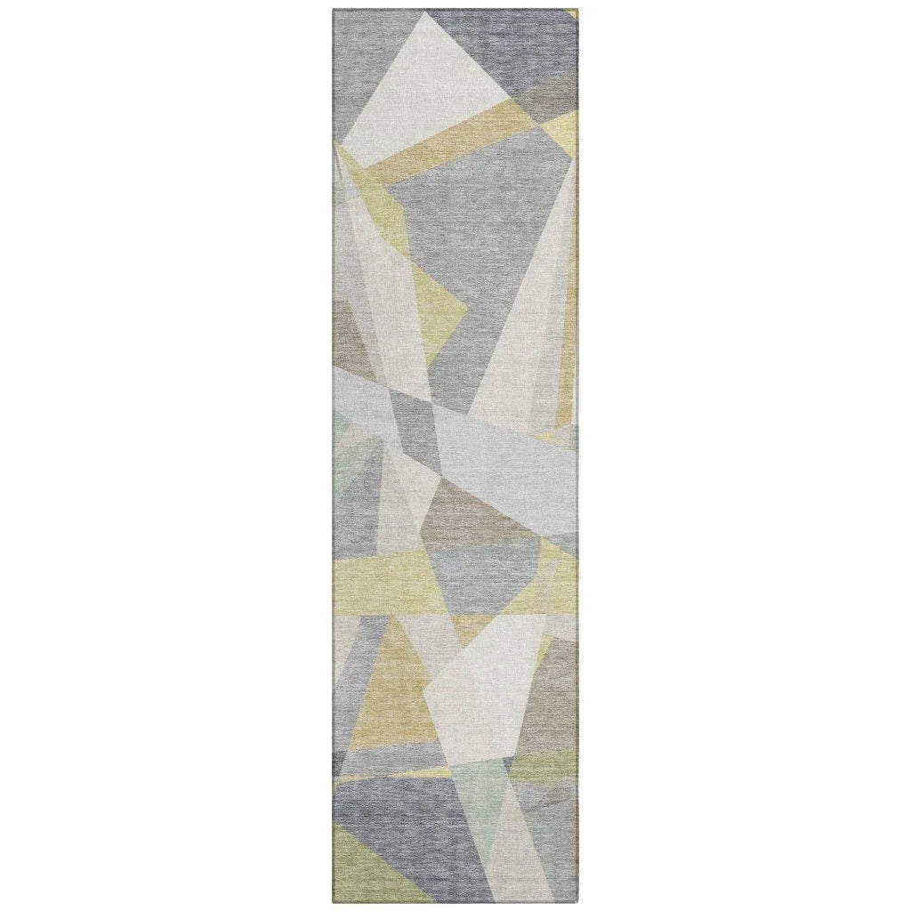 Aelas Gray Washable Indoor - Outdoor Rug - LOOMLAN - LOOMLAN Rugs - Outdoor Rugs