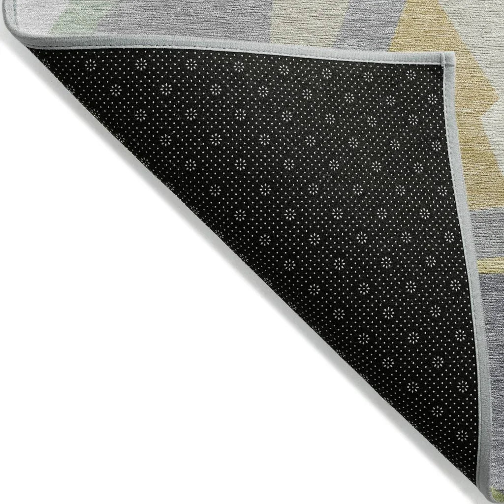 Aelas Gray Washable Indoor - Outdoor Rug - LOOMLAN - LOOMLAN Rugs - Outdoor Rugs