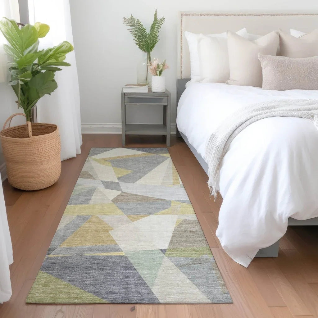 Aelas Gray Washable Indoor - Outdoor Rug - LOOMLAN - LOOMLAN Rugs - Outdoor Rugs