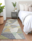 Aelas Gray Washable Indoor - Outdoor Rug - LOOMLAN - LOOMLAN Rugs - Outdoor Rugs