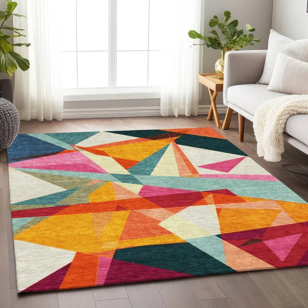 Aelas Ivory Washable Indoor - Outdoor Rug - LOOMLAN - LOOMLAN Rugs - Outdoor Rugs