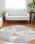 Aelas Pink Washable Indoor - Outdoor Rug - LOOMLAN - LOOMLAN Rugs - Outdoor Rugs