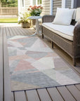 Aelas Pink Washable Indoor - Outdoor Rug - LOOMLAN - LOOMLAN Rugs - Outdoor Rugs