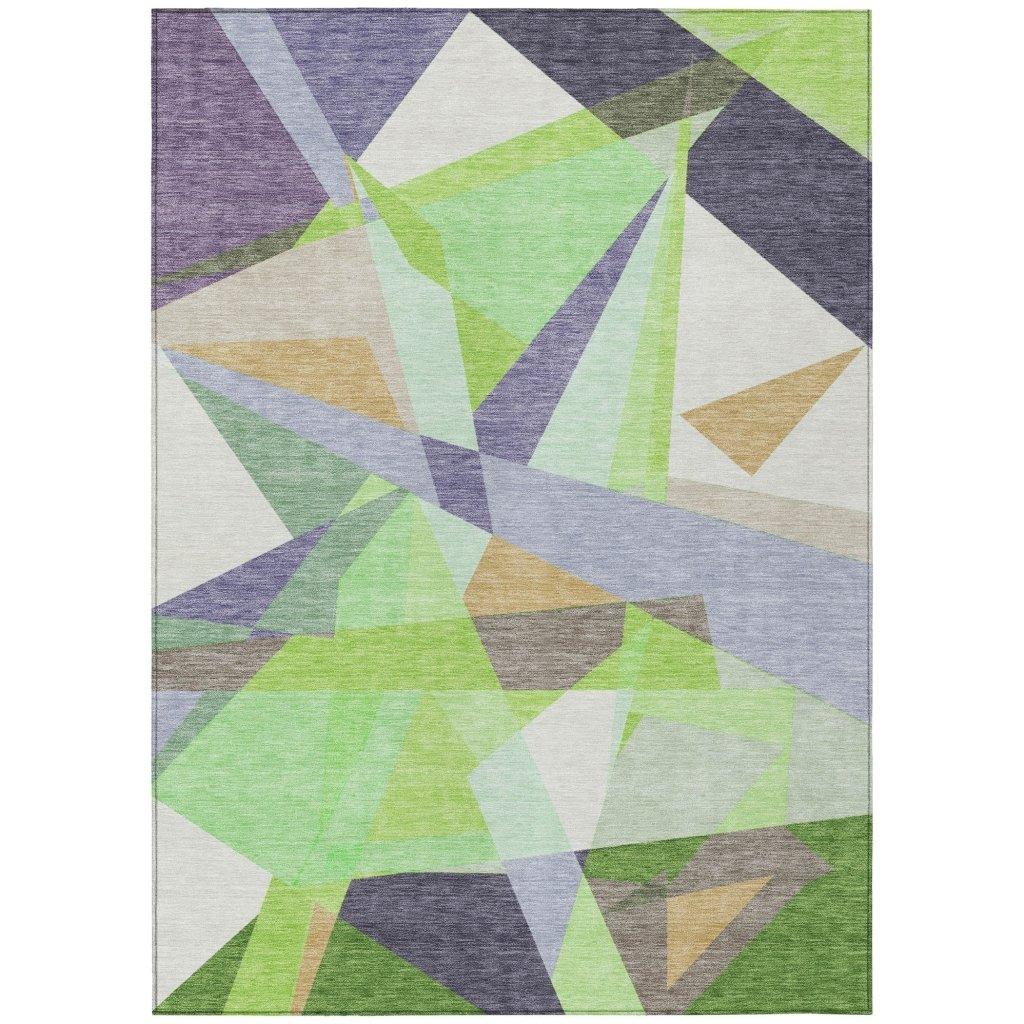 Aelas Purple Washable Indoor - Outdoor Rug - LOOMLAN - LOOMLAN Rugs - Outdoor Rugs