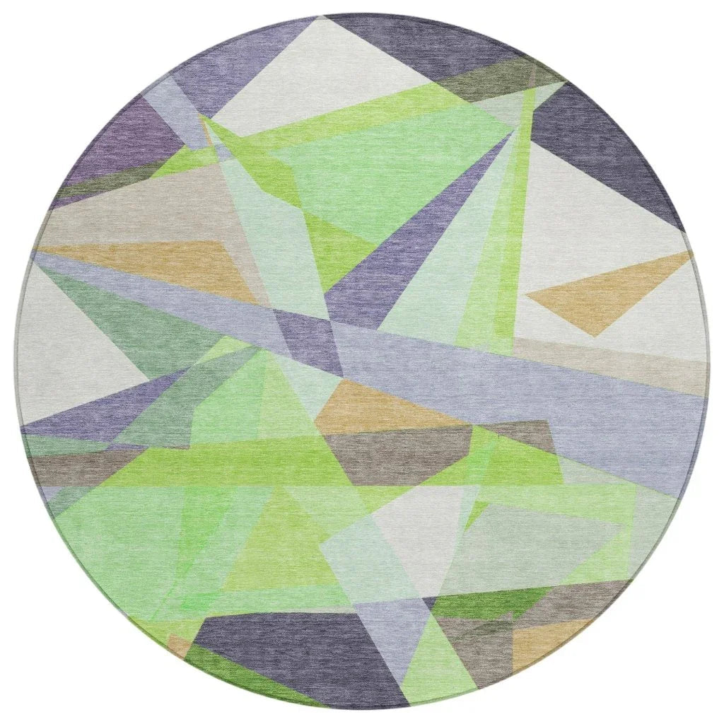 Aelas Purple Washable Indoor - Outdoor Rug - LOOMLAN - LOOMLAN Rugs - Outdoor Rugs