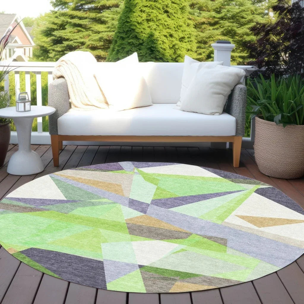 Aelas Purple Washable Indoor - Outdoor Rug - LOOMLAN - LOOMLAN Rugs - Outdoor Rugs