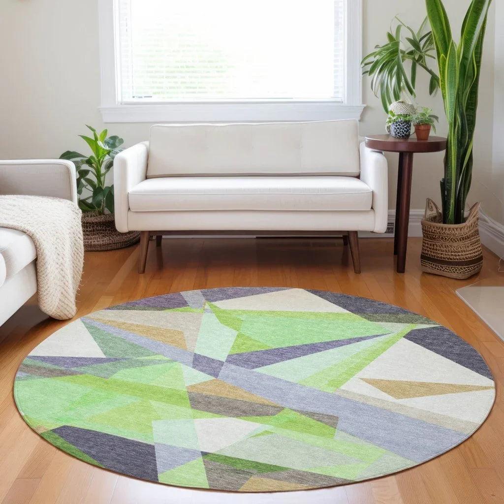 Aelas Purple Washable Indoor - Outdoor Rug - LOOMLAN - LOOMLAN Rugs - Outdoor Rugs