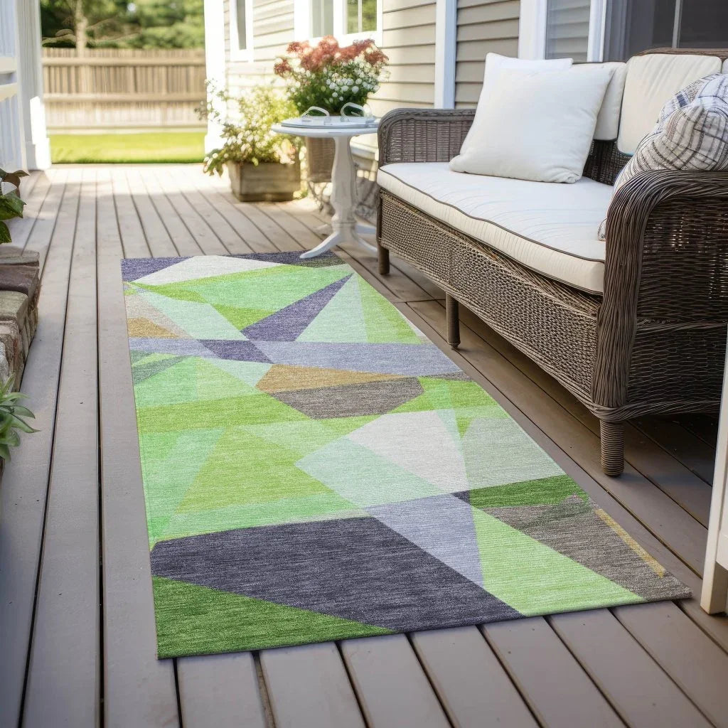 Aelas Purple Washable Indoor - Outdoor Rug - LOOMLAN - LOOMLAN Rugs - Outdoor Rugs