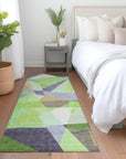 Aelas Purple Washable Indoor - Outdoor Rug - LOOMLAN - LOOMLAN Rugs - Outdoor Rugs