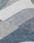 Aeleth Gray Washable Indoor - Outdoor Rug - LOOMLAN - LOOMLAN Rugs - Outdoor Rugs