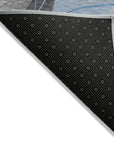 Aelien Blue Washable Indoor - Outdoor Rug - LOOMLAN - LOOMLAN Rugs - Outdoor Rugs
