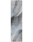 Aelien Blue Washable Indoor - Outdoor Rug - LOOMLAN - LOOMLAN Rugs - Outdoor Rugs